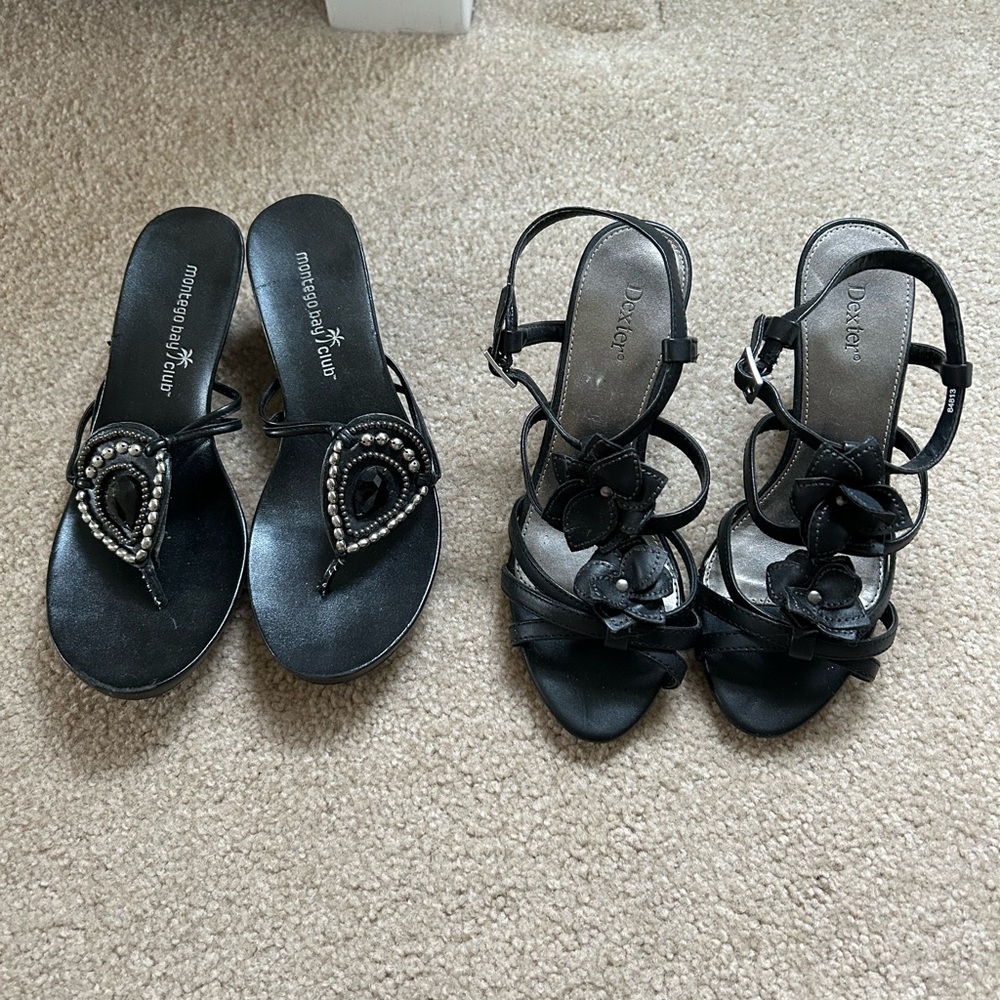 Women's Black Sandals Bundle